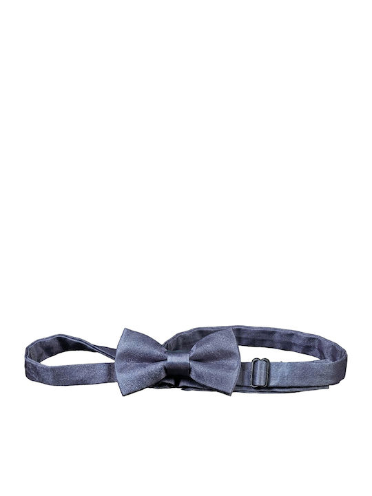 Kids' Baby Bow Tie Satin Dark Grey Brims Trims