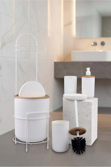 SteweHome SteweHome Badezimmerzubehör-Set Kunststoff Weiß 6 Stück