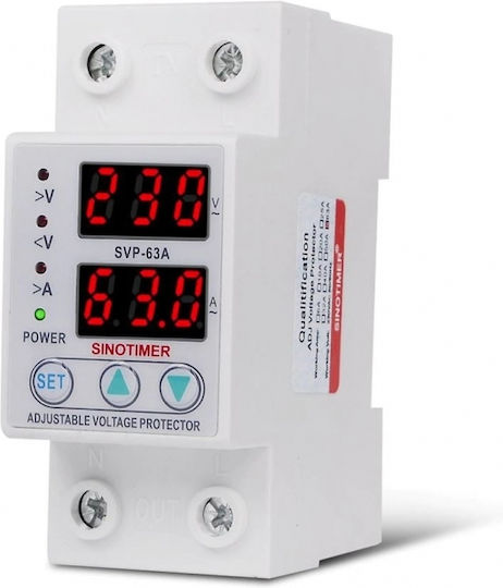 Sinotimer Instrument de Măsură pentru Panou Electric Digital pe Șină Monofazat