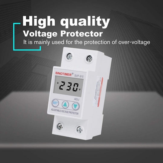 Sinotimer Instrument de Măsură pentru Panou Electric Digital pe Șină Monofazat