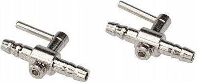Two-way Metal Tap 4/6 Mm Hose 2 Pcs