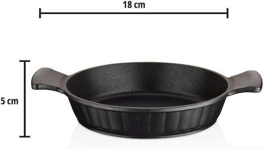 SteweHome Тиган от Чугун с Покритие от Камък 20cm