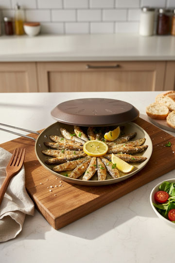 SteweHome Doppelte Omelette-Maker aus Stahl mit Steinbeschichtung 33cm