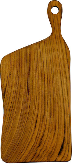 Χειροποίητη Ρακέτα Κοπής Teak, Από Τη Συλλογή "tropical" 45x20 Εκ.