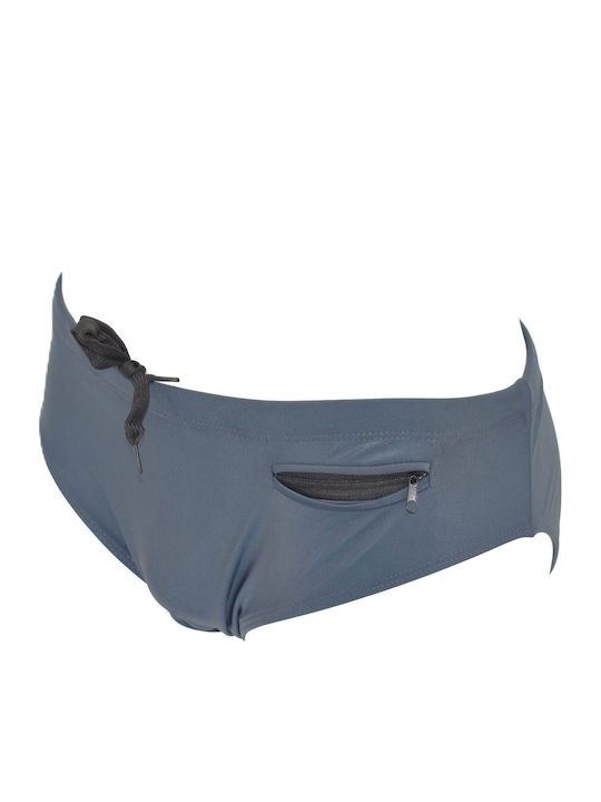 Μαγιό Ανδρικό Σλιπ Big Size K.dn15518 Grey