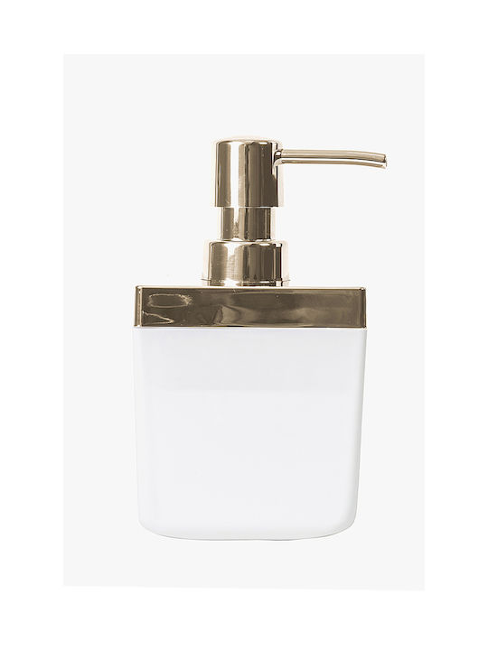 SteweHome Bathroom Accessory Set Plastic White 5 Pieces