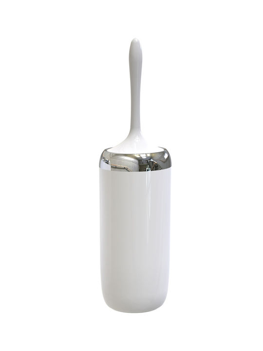 SteweHome Bathroom Accessory Set Plastic White 5 Pieces