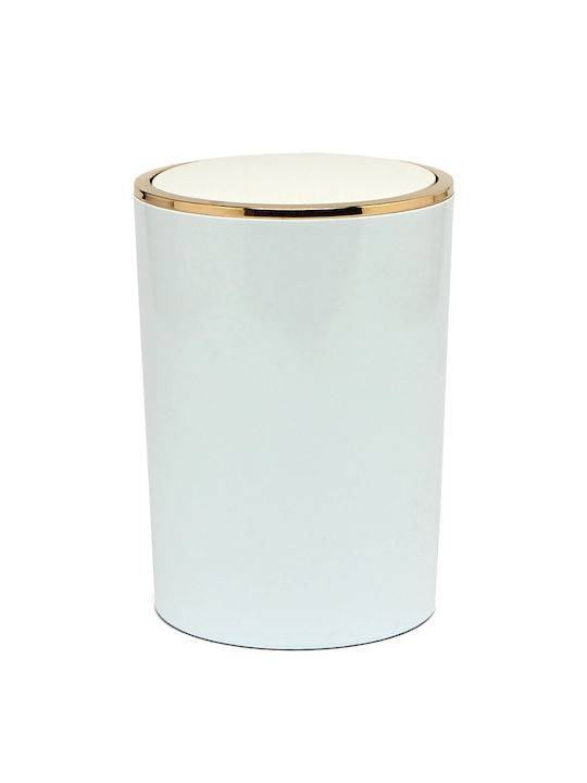 SteweHome Set Accesorii Baie Plastic Alb 5 Bucăți