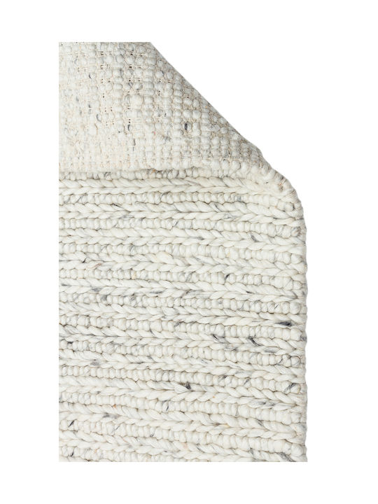 SteweHome Handmade Rectangular Gray Rug 130x190cm