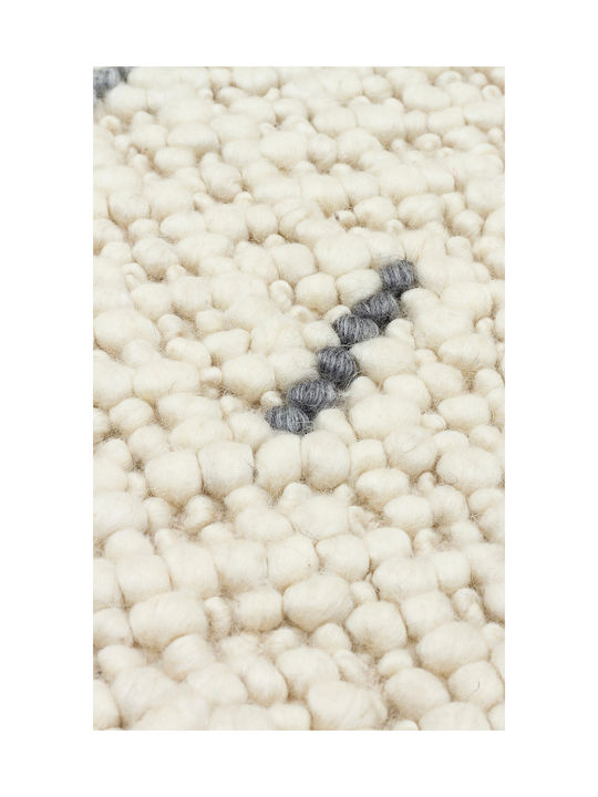 SteweHome Handmade Gray Runner Rug 80x300cm