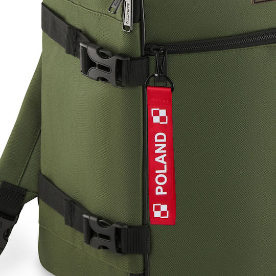Zagatto Geantă Voiaj Înapoi 24lt Verde Din Țesătură L30xL20xÎ40cm