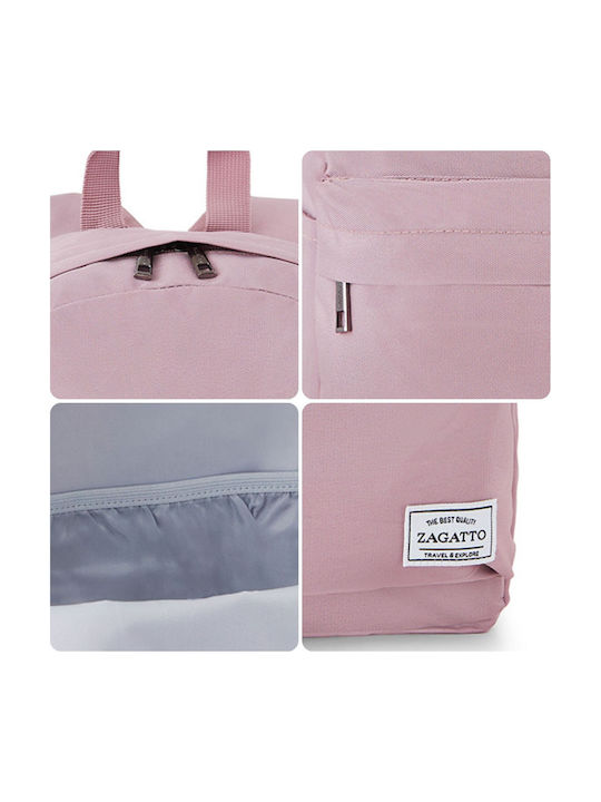 Zagatto Backpack Αδιάβροχο 15lt Ροζ