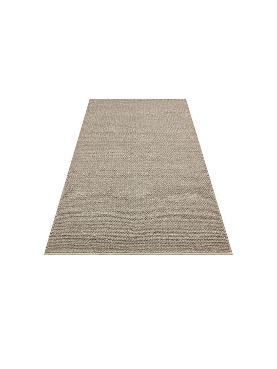 SteweHome Handmade Brown Runner Rug 80x300cm