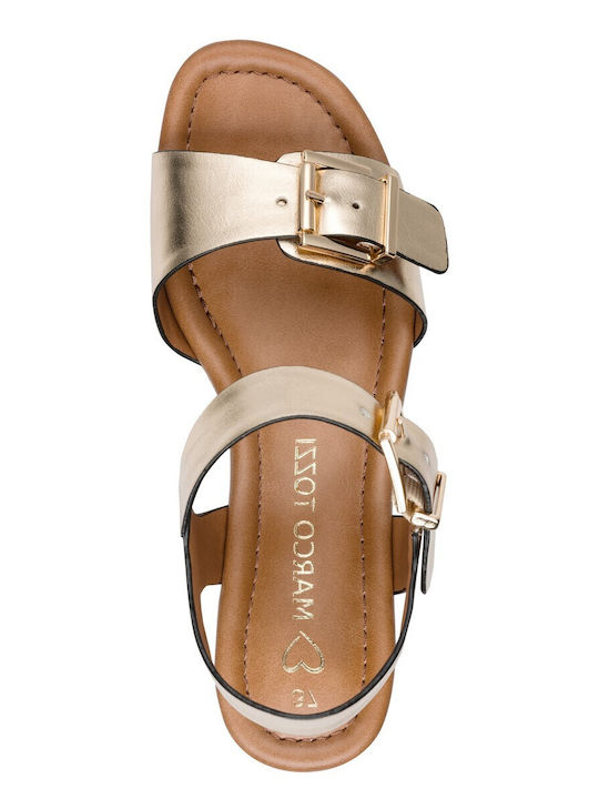 Women's Gold Summer Platforms