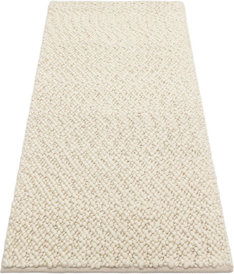 SteweHome Handmade Rectangular Beige Rug 130x190cm