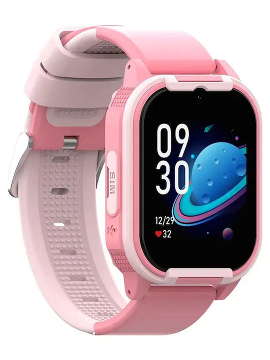 Nubki Smartwatch Pentru Copii 4G Cu GPS Și Cameră Roz