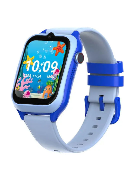 Nubki Kids' Smartwatch 4G with GPS & Blue Camera