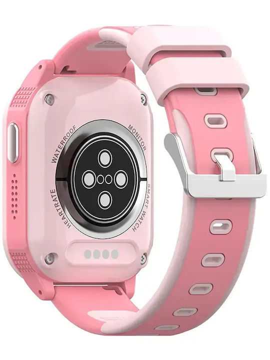Nubki Smartwatch Pentru Copii 4G Cu GPS Și Cameră Roz