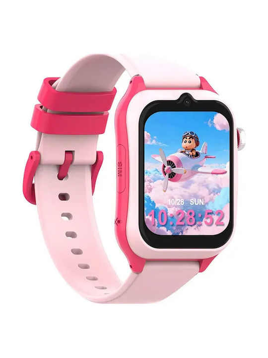 Nubki Kids' Smartwatch 4G with GPS & Pink Camera