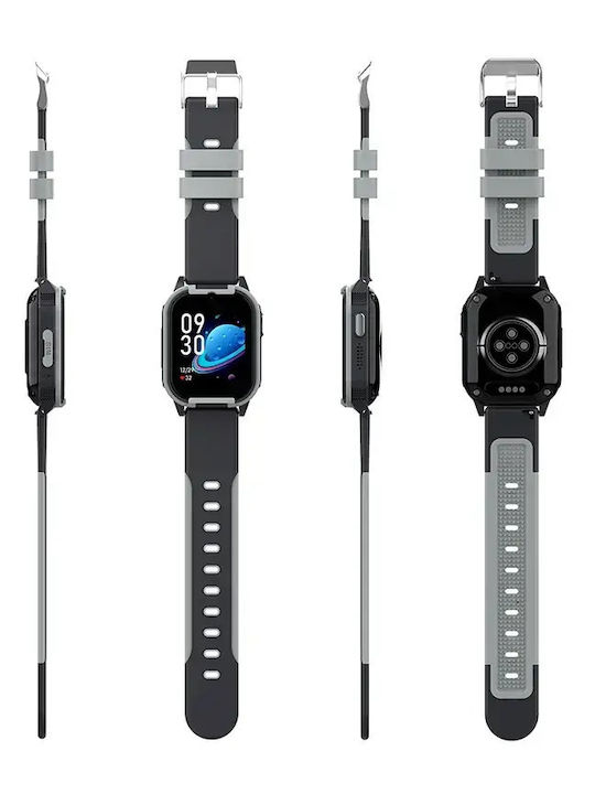 Nubki Smartwatch Pentru Copii 4G Cu GPS Și Cameră Negru