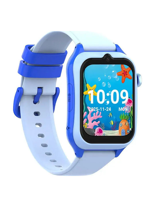 Nubki Kids' Smartwatch 4G with GPS & Blue Camera