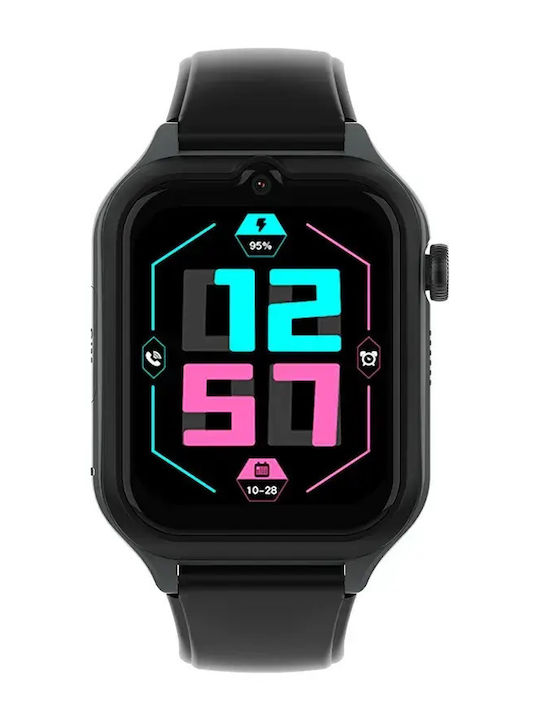 Nubki Kinder-Smartwatch 4G mit GPS und Kamera Schwarz