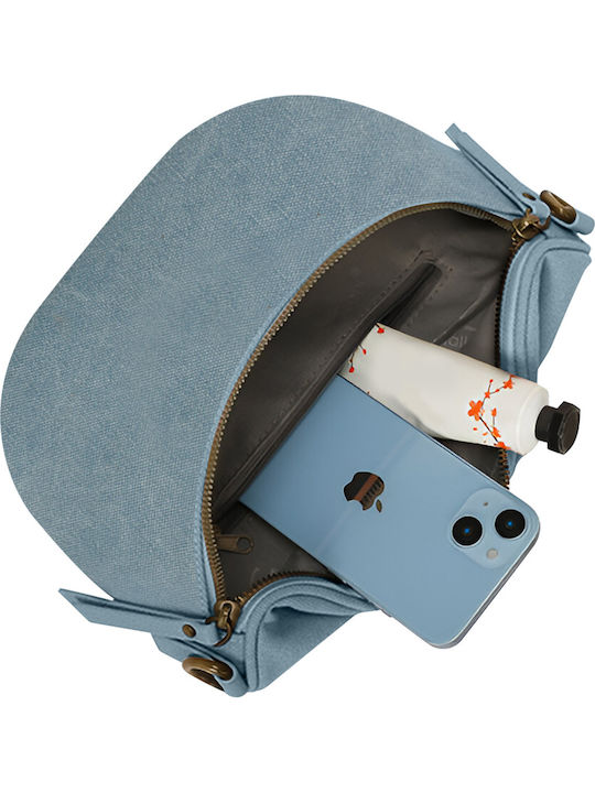 Gallantry Fanny Pack Luna Fabric Shoulder Strap Light Blue
