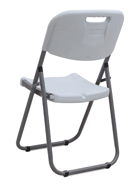 Catering Gartenstühle Kunststoff Capri Weiß vom Eis GP058-0011 45x50x88cm
