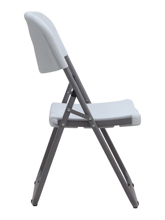 Catering Gartenstühle Kunststoff Capri Weiß vom Eis GP058-0011 45x50x88cm