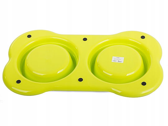 Bol Plastic Pentru Mâncare Pentru Câine Și Pisică 2 x 400ml