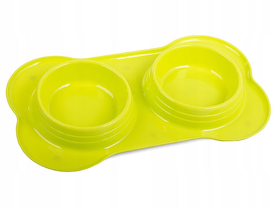 Bol Plastic Pentru Mâncare Pentru Câine Și Pisică 2 x 400ml