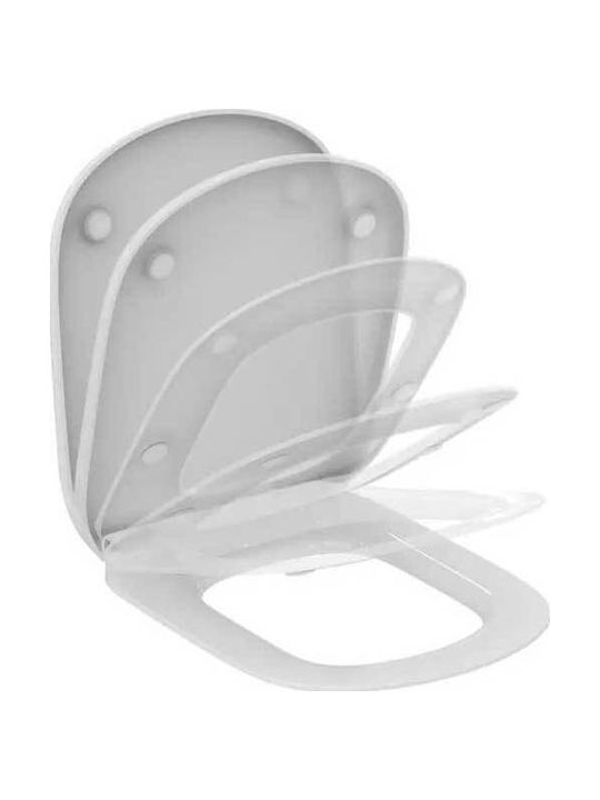 Ideal Standard Tesi Ii Καπάκι Λεκάνης Soft Close Πλαστικό Λευκό