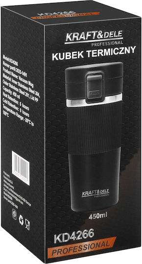 Kraft & Dele Kraft & Dele Thermosflasche Rostfreier Stahl 450ml Kd4266
