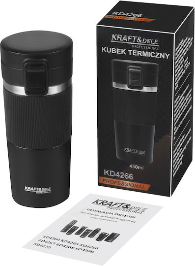 Kraft & Dele Kraft & Dele Thermosflasche Rostfreier Stahl 450ml Kd4266