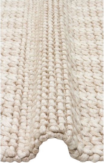 SteweHome Handmade Rug 130x190cm Beige SteweHome Handmade Rug 130x190cm Beige