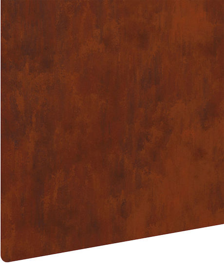 vidaXL Metal Garden Hedge in Brown Colour 1m x 12cm 30 Pieces
