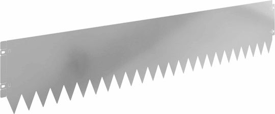 vidaXL Metallische Gartenhecke in Silber Farbe 20cm x 1.03m 10 Stück