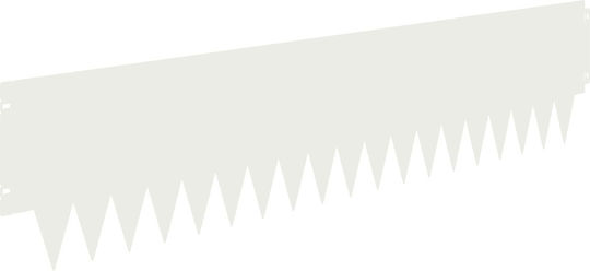 vidaXL Metallic Garden Hedge in White Colour 1.03m x 25cm 10 Pieces