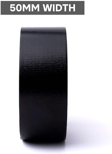 Maxko Repair Bandă Adezivă Textilă Neagră 50mx50mm