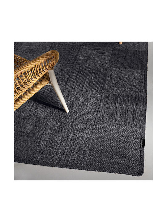 Guy Laroche Galleria Teppich Rechteckig aus Jute Anthracite