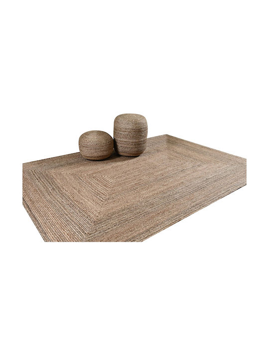 Covor Handmade Rectangular De Vară Din Iută Gri 200x290cm