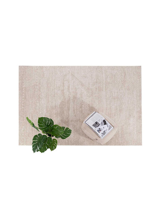 Royal Carpet Solid 1391 Teppich Rechteckig Synthetisch,Polyester/Cotton/Leather Cream