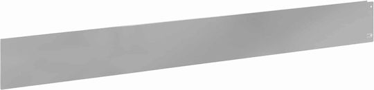 vidaXL Metal Garden Hedge in Silver Color 1m x 12cm 50 Pieces