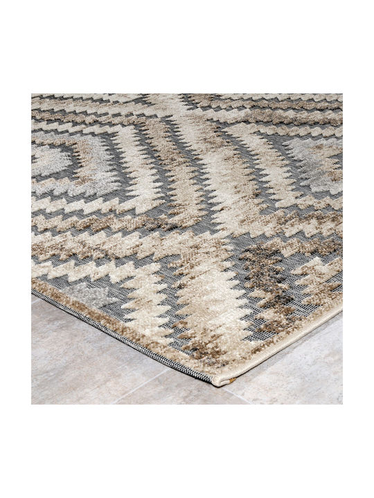 Tzikas Carpets Boheme 00008-957 Rug Outdoor Rectangular Wicker Brown/Grey