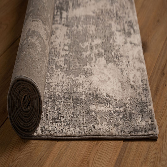 Tzikas Carpets Elements Килим Правоъгълена Черно-сребрист