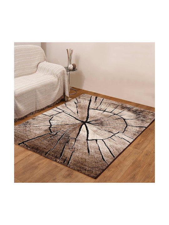 Viopros Όρεγκον Χαλί Ορθογώνιο Καφέ 160x230cm