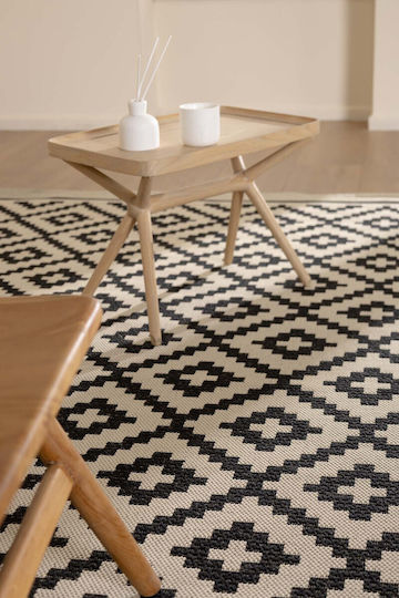 Royal Carpet Flox 721W Χαλί Ορθογώνιο Καλοκαιρινό Ψάθινο Black 67x140cm