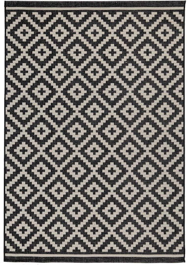 Royal Carpet Flox 721K Teppich Rechteckig Sommer Korbweide Black