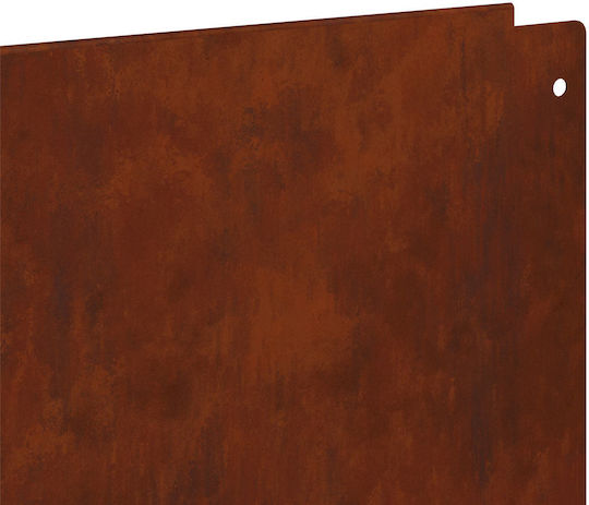 vidaXL Garden Hedge in Brown Colour 1m x 15cm 10 Pieces