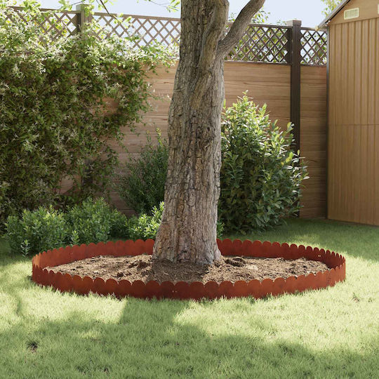 vidaXL Garden Hedge in Brown Colour 20cm x 1.03m 20 Pieces